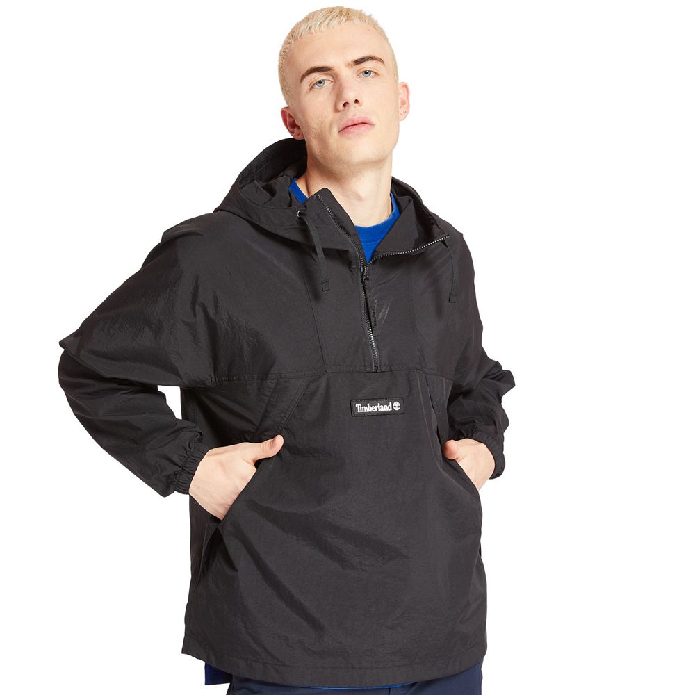 Timberland Mens Jackets Pullover Windbreaker - Black - India ML7943265